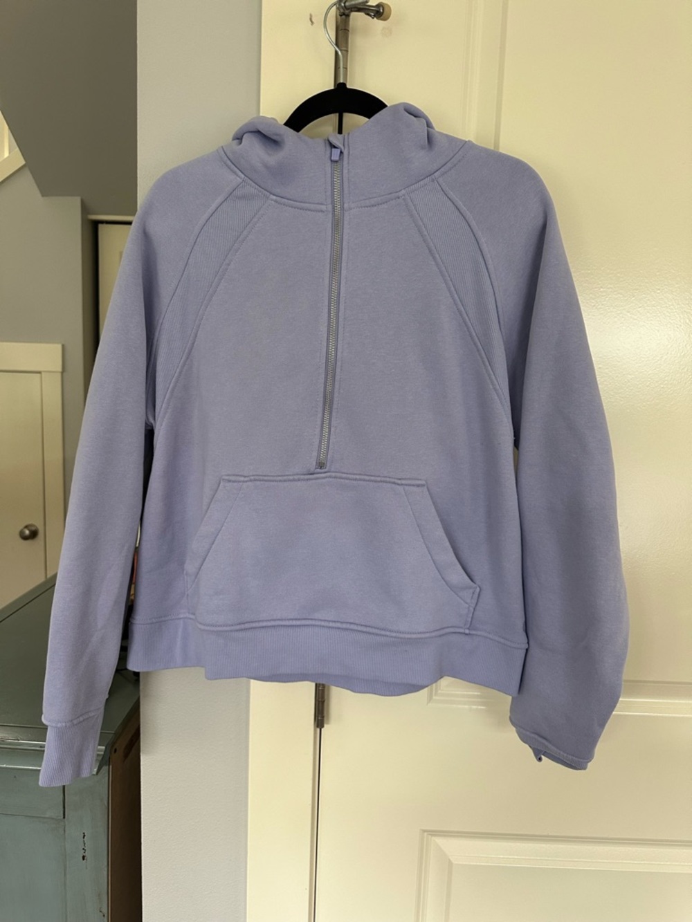 Danskin Lavender Half-Zip Crewneck Hoodie